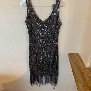 Flapper party Dress Sz L